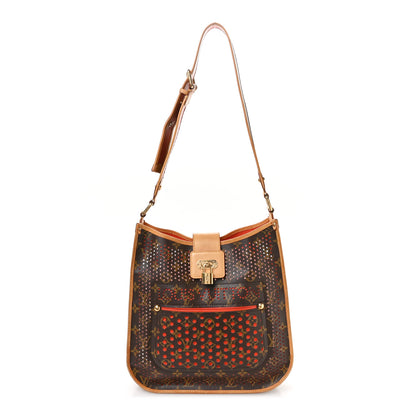 Louis Vuitton Monogram Perforated Musette Orange 1 of 10