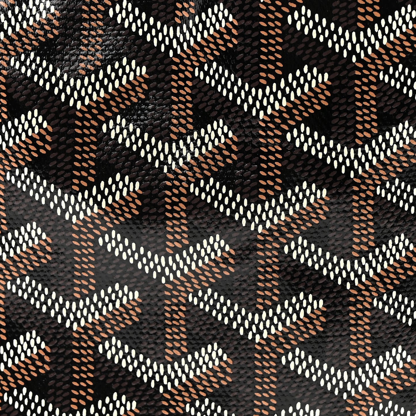 Goyardine Reversible Mini Anjou Black Gold