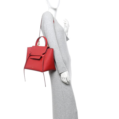 Celine Grained Calfskin Mini Belt Bag Coquelicot 2 of 9