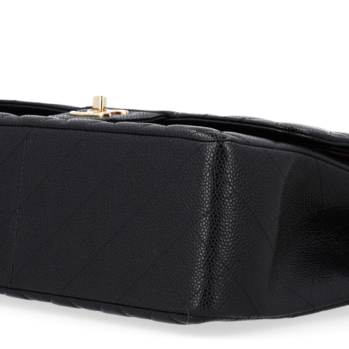 Chanel Caviar Quilted Jumbo Double Flap Black 10 of 11