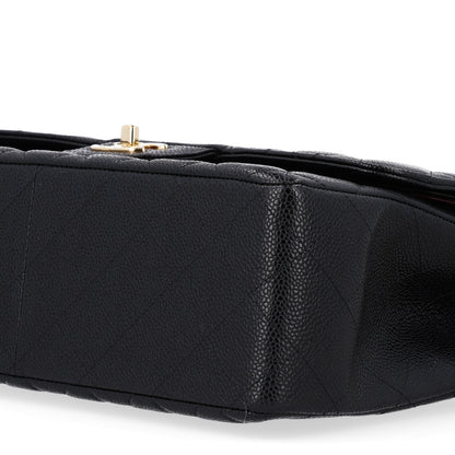 Chanel Caviar Quilted Jumbo Double Flap Black 10 of 11