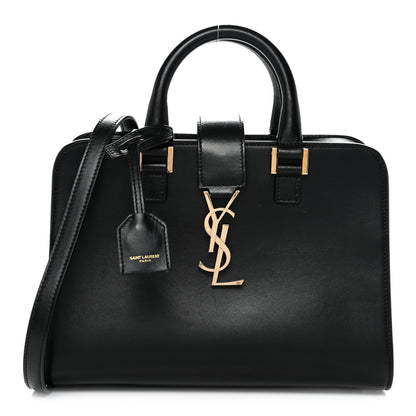 Saint Laurent Calfskin Monogram Baby Cabas Black 1 of 11
