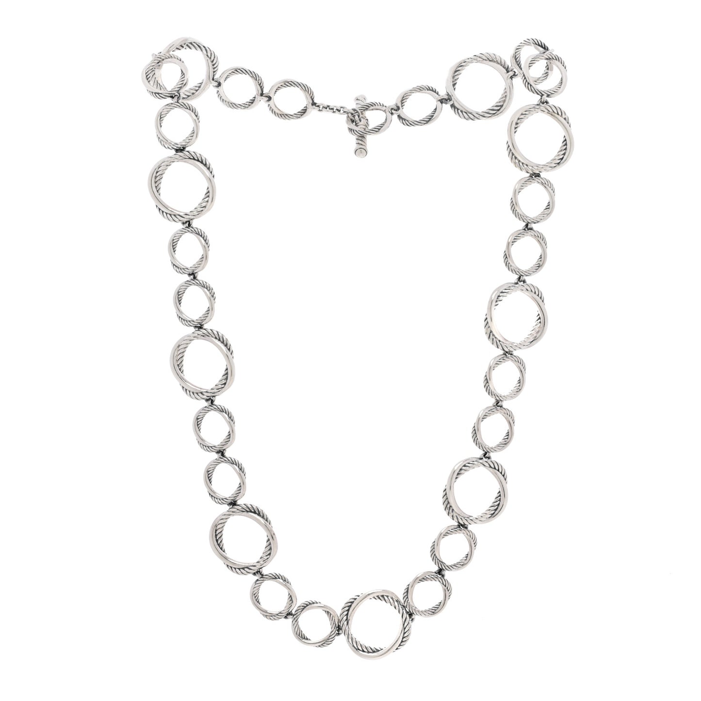 Sterling Silver Infinity Link Chain Necklace