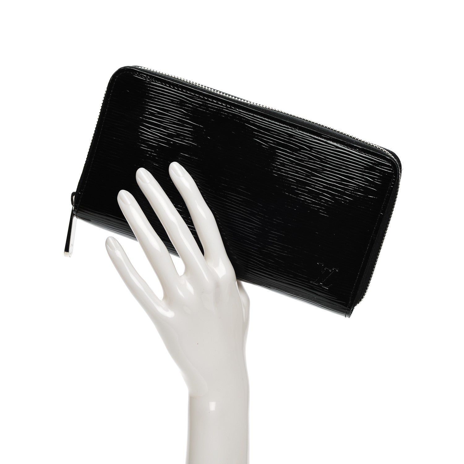 Louis Vuitton Epi Electric Zippy Organizer Wallet Black 2 of 7
