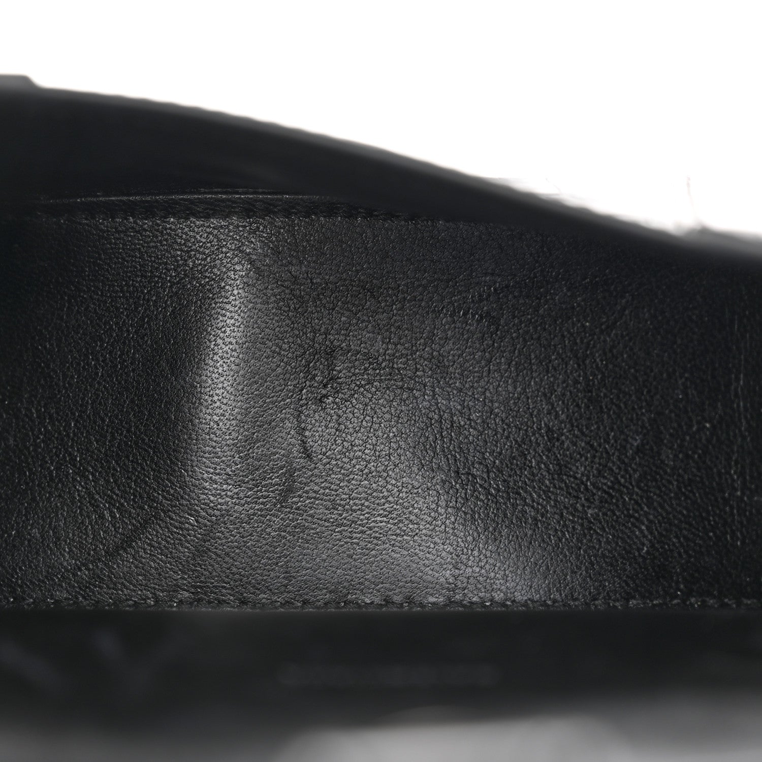 Balenciaga Shiny Calfskin Monochrome Crocodile Embossed Hourglass Top Handle Bag XS Black 5 of 17