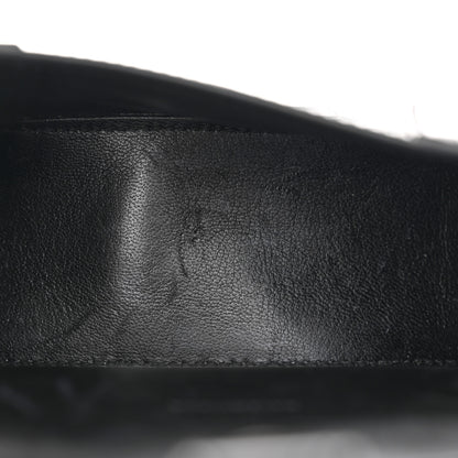 Balenciaga Shiny Calfskin Monochrome Crocodile Embossed Hourglass Top Handle Bag XS Black 5 of 17