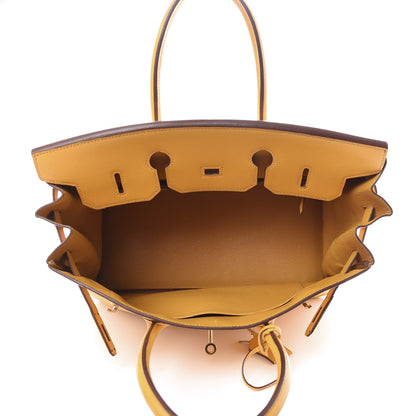 Hermes Epsom Birkin 35 Jaune Ambre 7 of 34