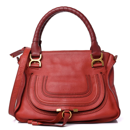 Chloe Calfskin Medium Marcie Satchel Maple Leaf 1 of 11