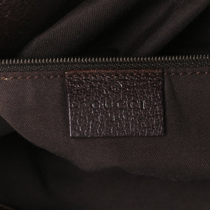 Gucci Monogram Canvas GG Shoulder Bag Brown 7 of 9
