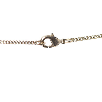 Chanel Crystal CC Flower Pendant Necklace Gold 3 of 4