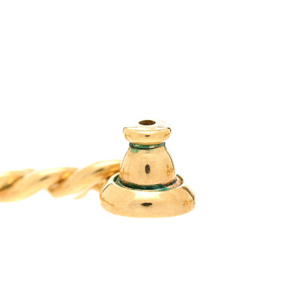 Christian Dior Danseuse Etoile Chain Earrings Gold 4 of 5