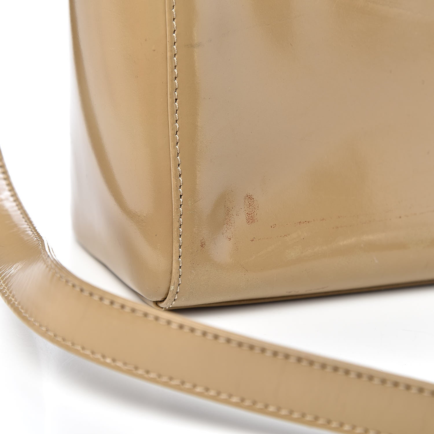 Christian Dior Patent Mini Lady Dior Beige 15 of 19