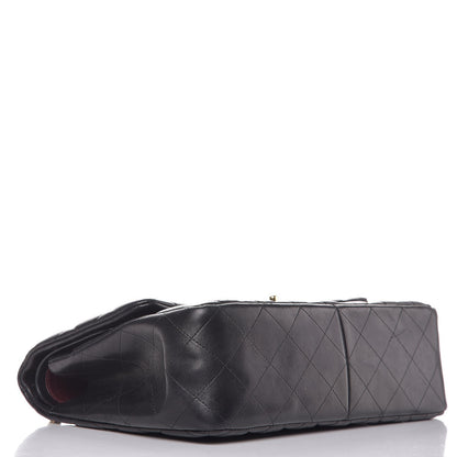Chanel Lambskin Quilted Jumbo Double Flap Black 4 of 7
