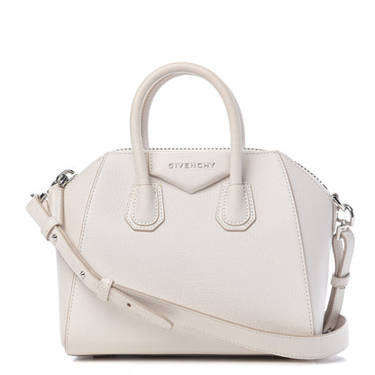 Givenchy Sugar Goatskin Mini Antigona White 1 of 12