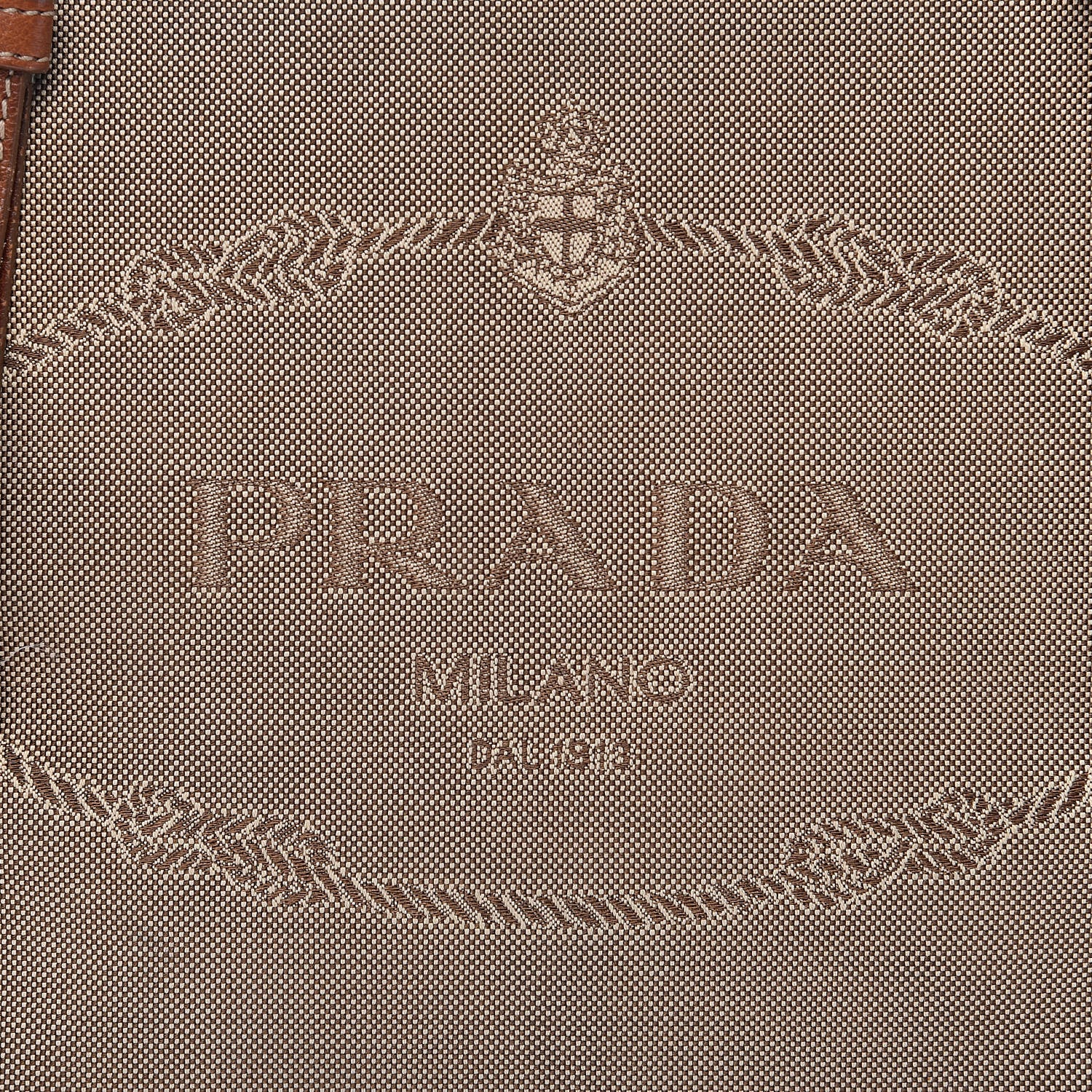 Prada Jacquard Logo Tote Corda Brandy 14 of 18