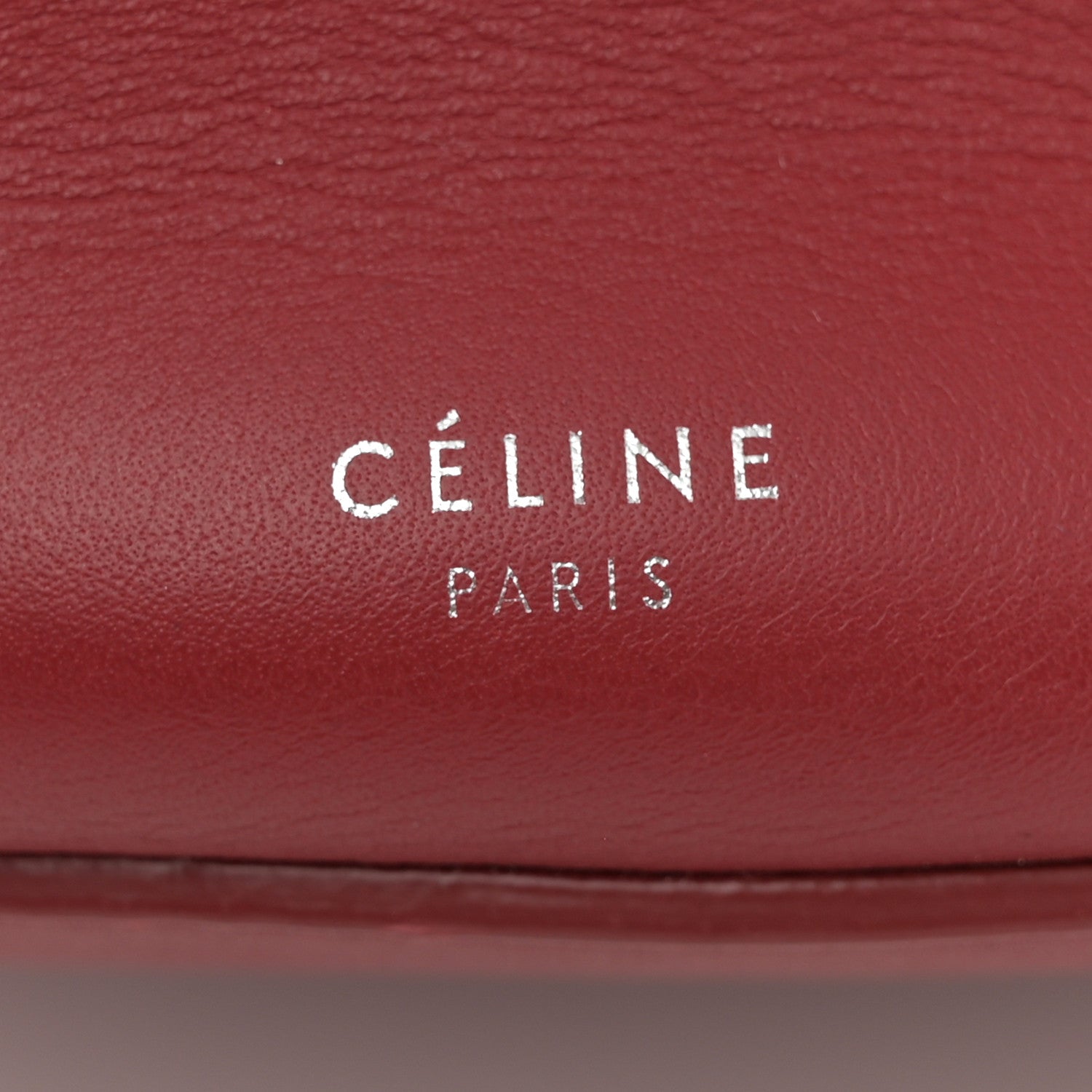 Celine Supple Grained Calfskin Big Bag Bucket Red 6 of 11