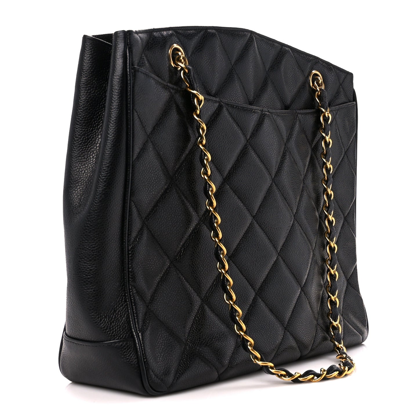 Caviar Shopper Tote Black