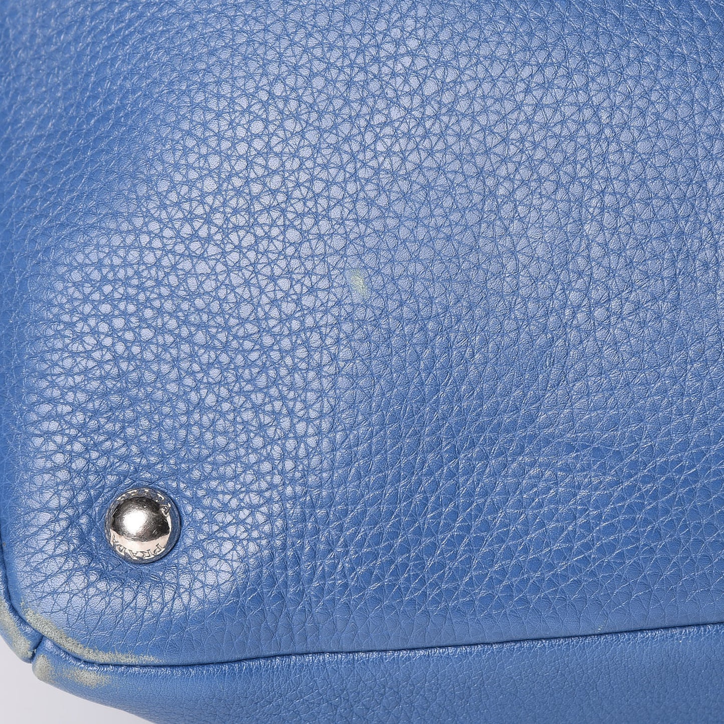 Cervo Deerskin Tote Blue