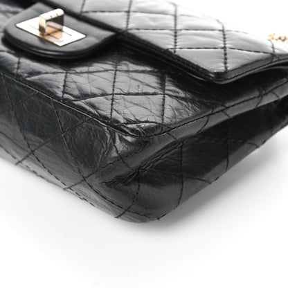 Chanel Aged Calfskin Quilted 2.55 Reissue 224 Flap Black 9 of 9
