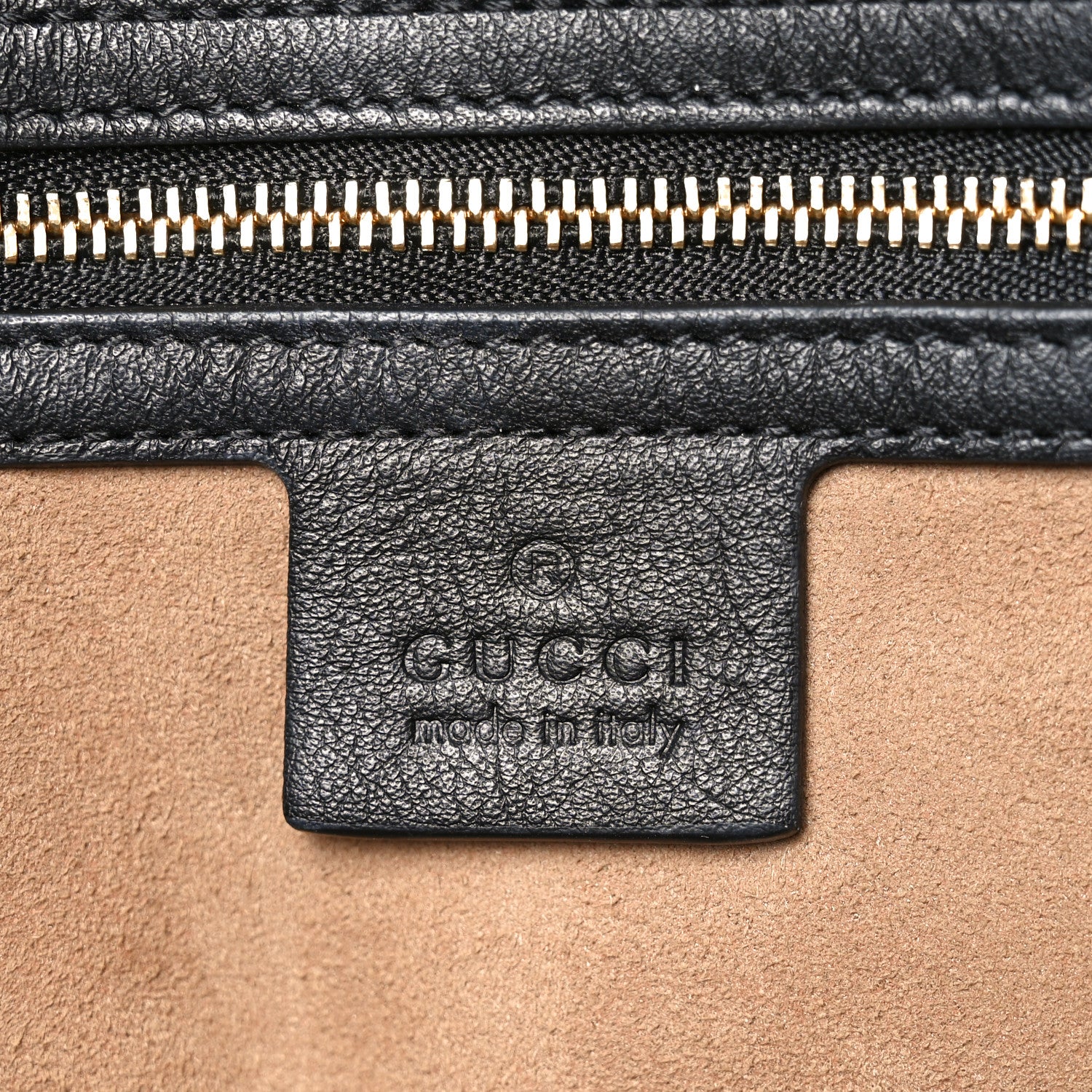 Gucci GG Supreme Monogram Medium Padlock Tote Black 6 of 10