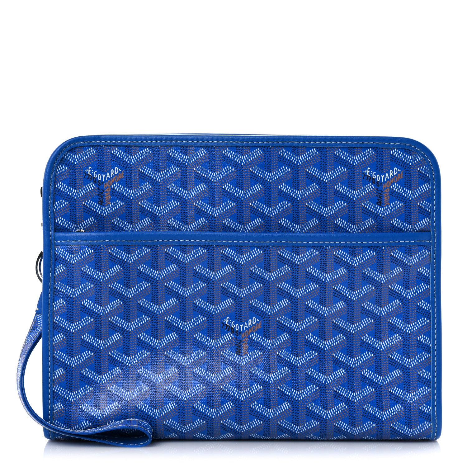 Goyard Goyardine Jouvence Toiletry Pouch Sky Blue 1 of 12