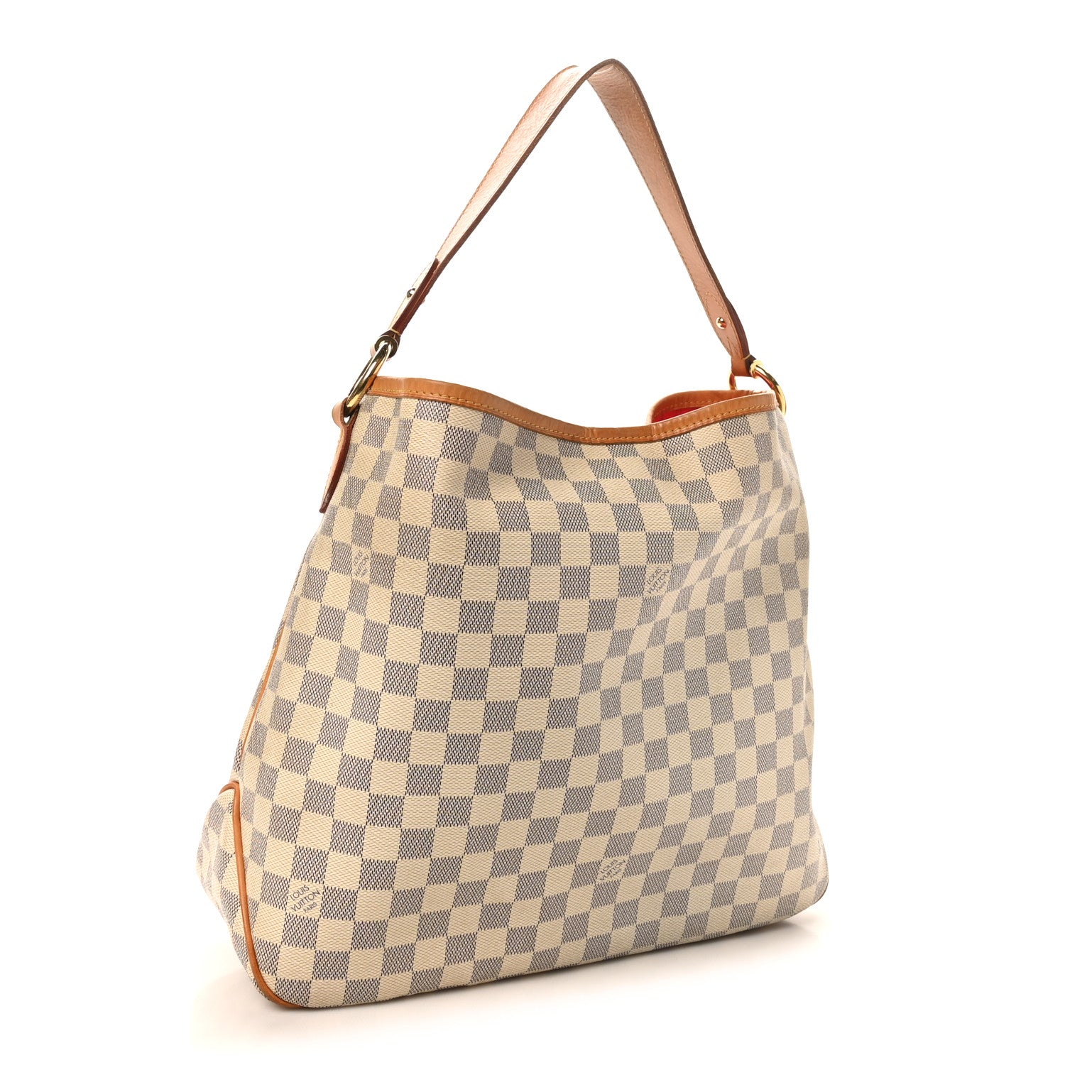 Louis Vuitton Damier Azur Delightful MM Pink 3 of 9