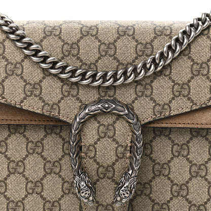 Gucci GG Supreme Monogram Small Dionysus Shoulder Bag Taupe 8 of 10