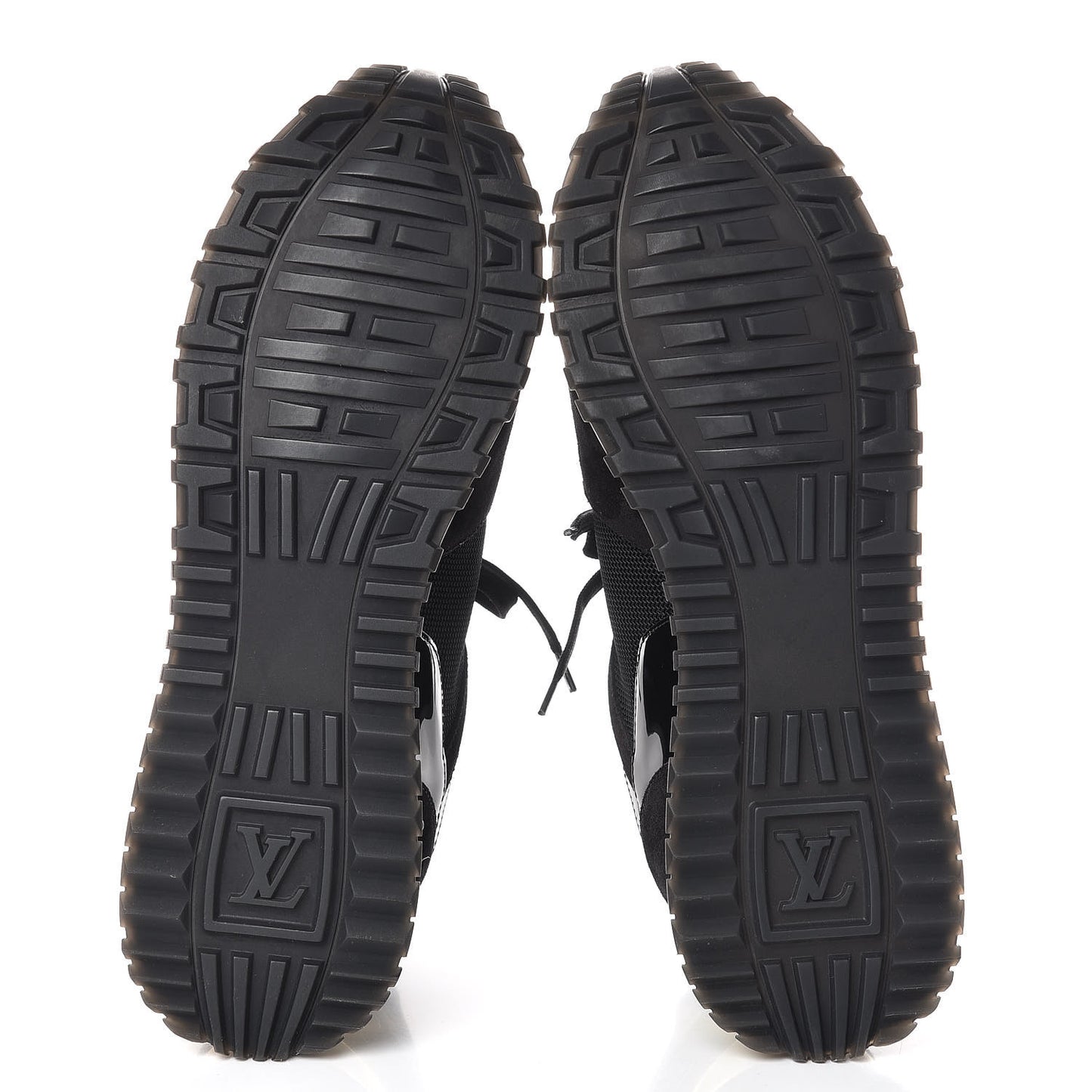 Suede Monogram Run Away Sneakers 40 Black