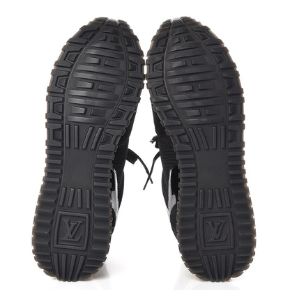 Louis Vuitton Suede Monogram Run Away Sneakers 40 Black 7 of 8
