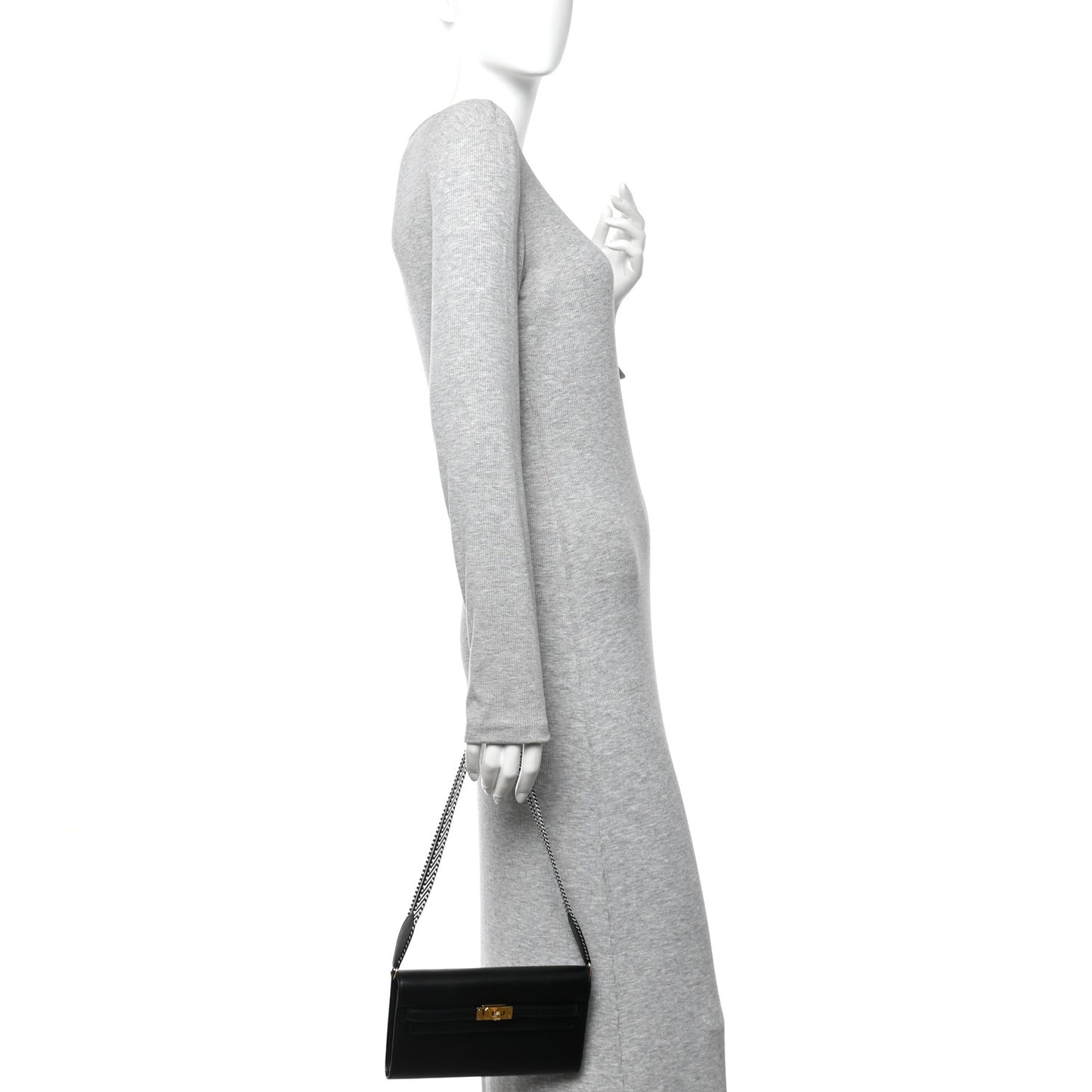 Evercolor Cavale Kelly Wallet To Go Black Ecru
