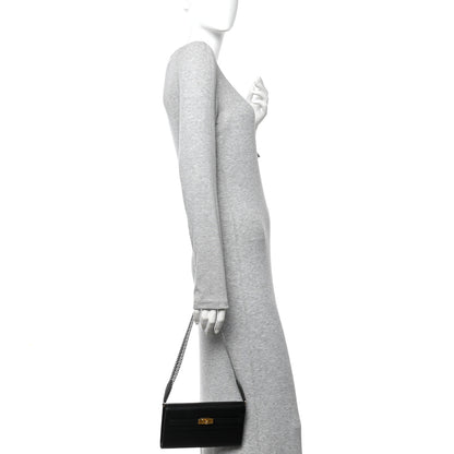 Hermes Evercolor Cavale Kelly Wallet To Go Black Ecru 3 of 14