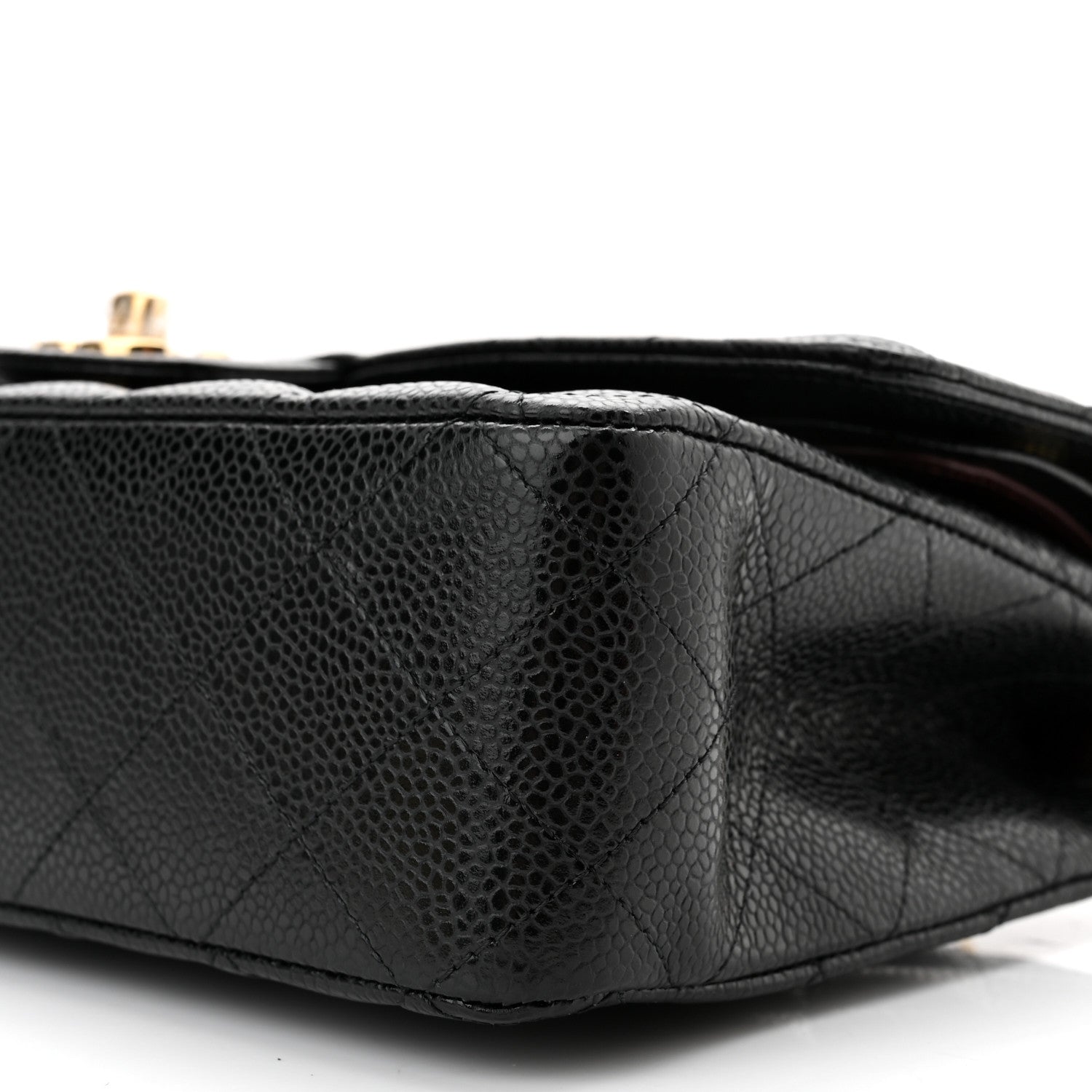 Chanel Caviar Quilted Medium Double Flap Black 10 of 12