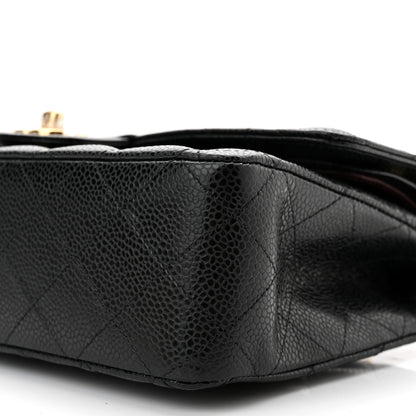 Chanel Caviar Quilted Medium Double Flap Black 10 of 12