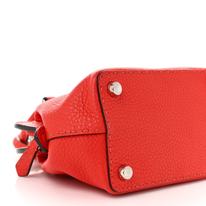 Fendi Cuoio Romano Selleria Mini Adele 1328 Bag Papavero 9 of 10