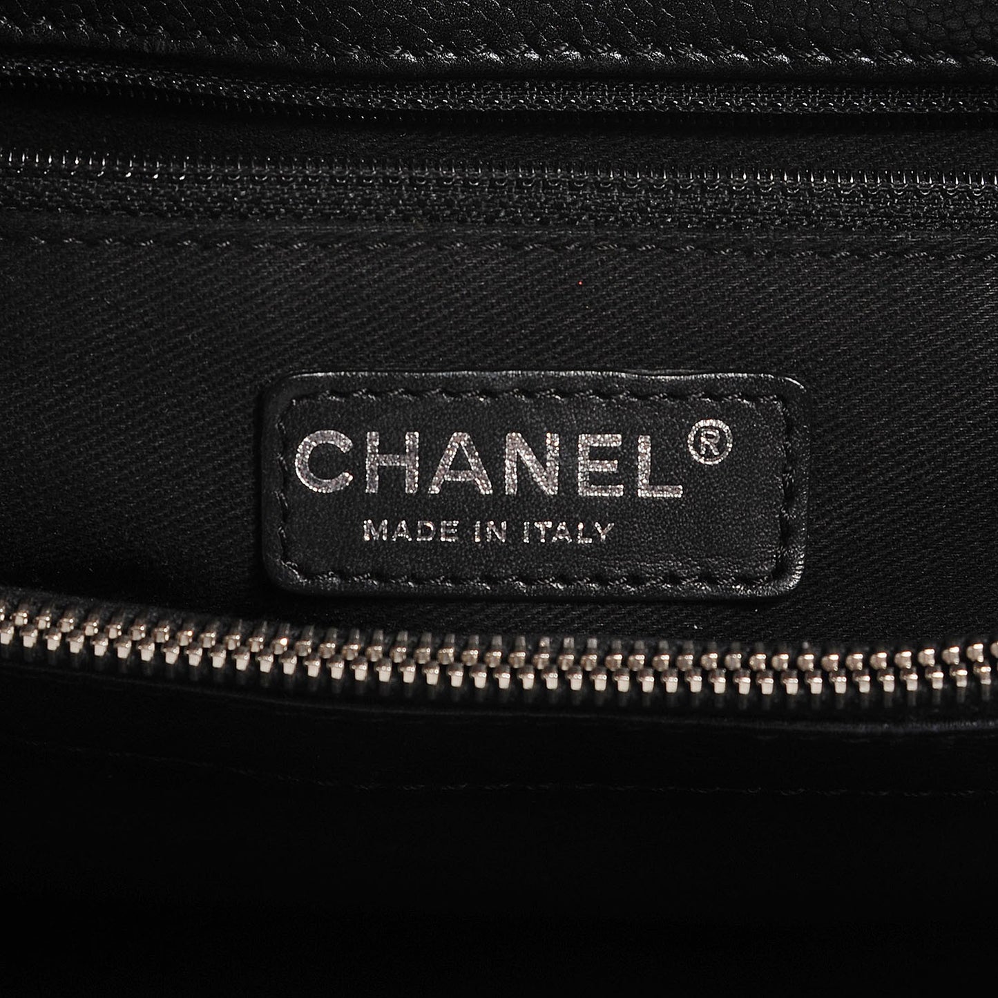 Caviar Quilted Grand Shopping Tote GST Black