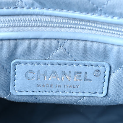 Chanel Denim Quilted Small Chanel 22 Light Blue 7 of 11