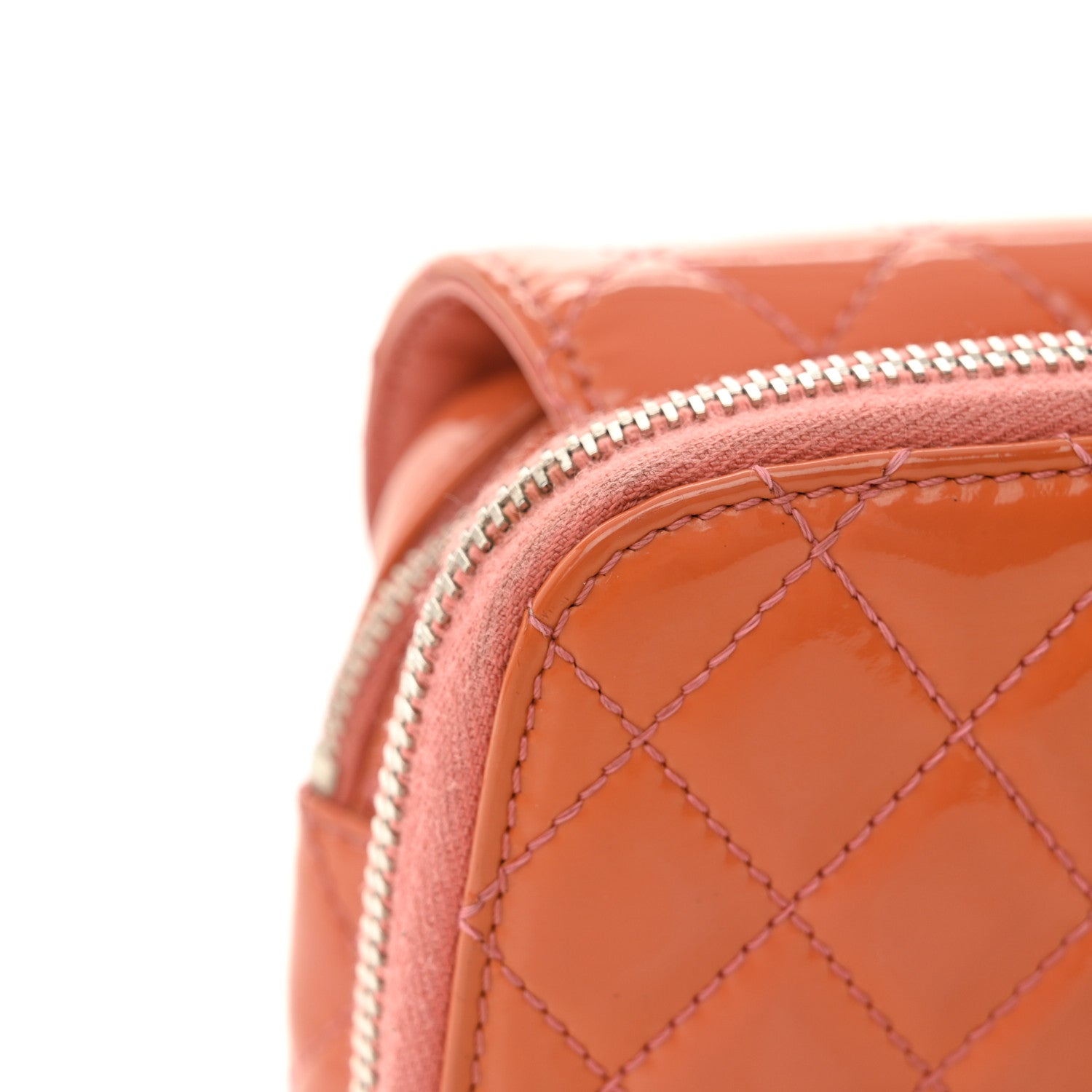 Chanel Patent Brilliant Mini Flap WOC Bag Pink 14 of 14