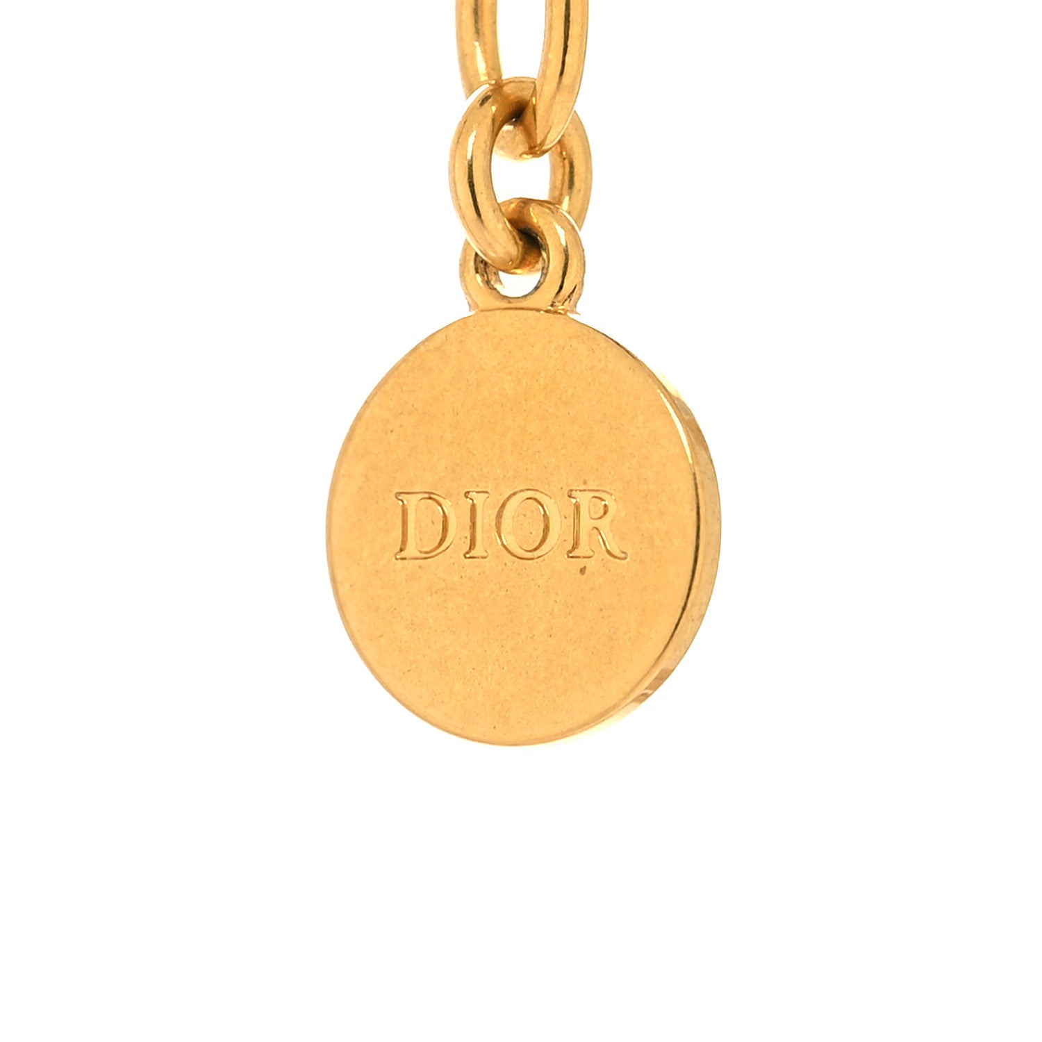 Christian Dior Metal CD Spikes Choker Necklace Gold 5 of 5