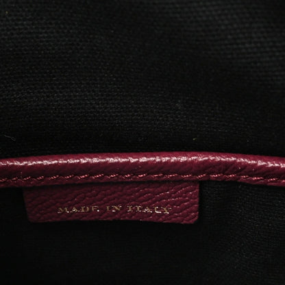 Burberry Soft Grain Calfskin House Check Small Helmsley Crossbody Dark Plum 6 of 9