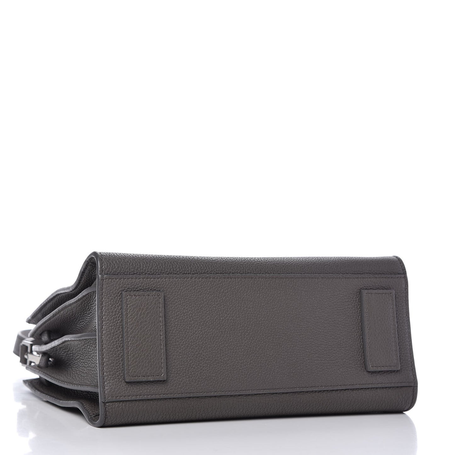 Grained Calfskin Baby Sac De Jour Supple Fog