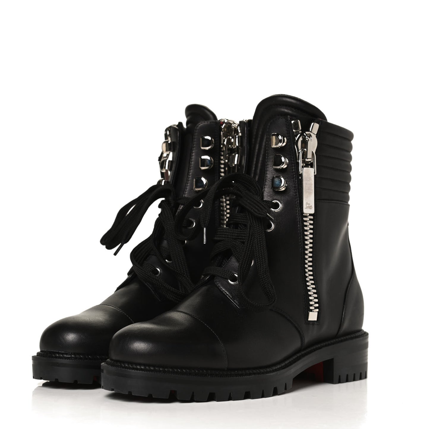 Calfskin Quilted En Hiver Boots 36.5 Black