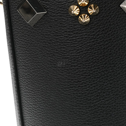 Christian Louboutin Calfskin Empire Spike Studded East West Cabata Tote Black 12 of 12