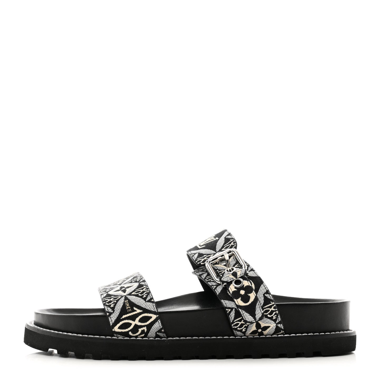 Jacquard Since 1854 Paseo Flat Comfort Sandals 40 Grey
