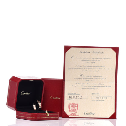 Cartier 18K Pink Gold 5.5mm LOVE Ring 69 12.5 5 of 5