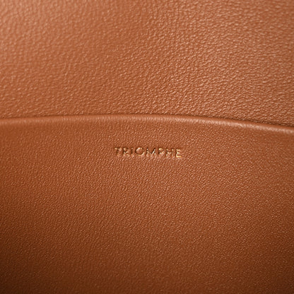 Celine Shiny Calfskin Medium Triomphe Bronze 7 of 10