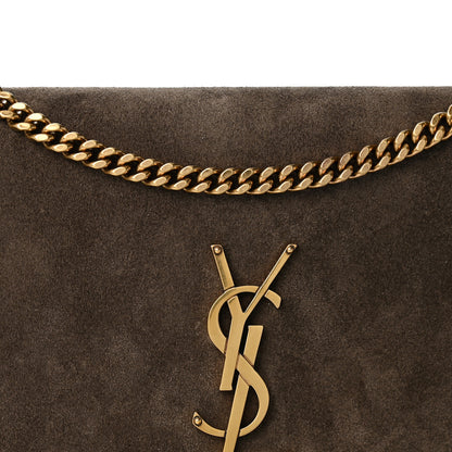 Saint Laurent Suede Monogram Tassel Kate 99 Pebble 7 of 10