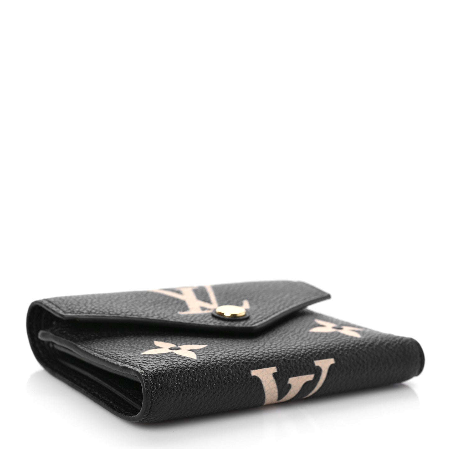 Empreinte Monogram Giant Victorine Wallet Black Beige