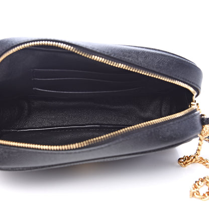 Saint Laurent Grain De Poudre Matelasse Monogram Mini Lou Camera Bag Black 5 of 10