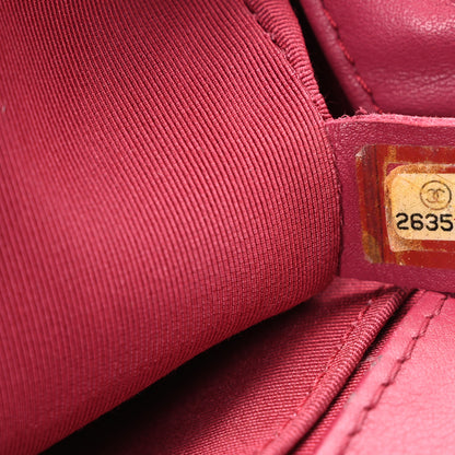Chanel Calfskin Quilted Small Boy Flap Dark Pink 7 of 10