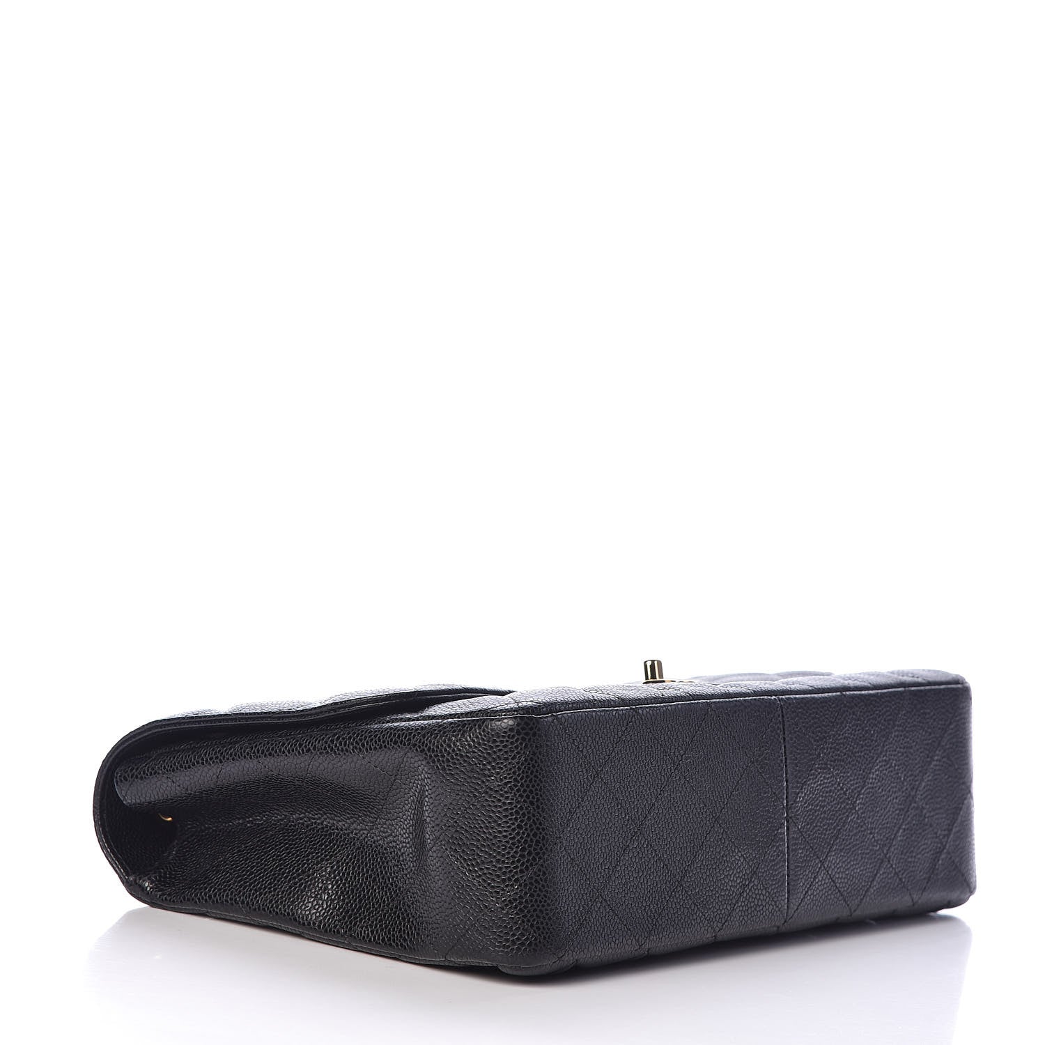 Chanel Caviar Quilted Jumbo Single Flap Black 4 of 11